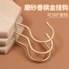 Anti-mold and anti-insect natural camphor wood clothes hanger, seamless solid wood, all-camphor wood support, wooden clothes hanger, trouser rack, wardrobe clothes hanger Specification image